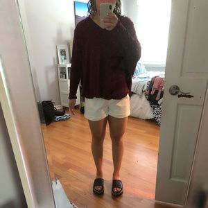 Maroon long sleeves very comfortable